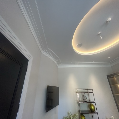 cornice install LED lights