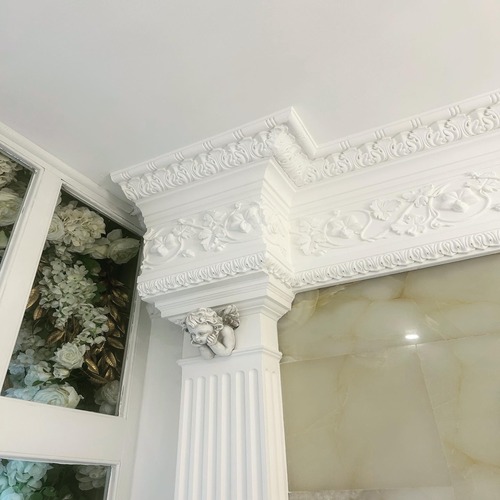 cornice installation - large