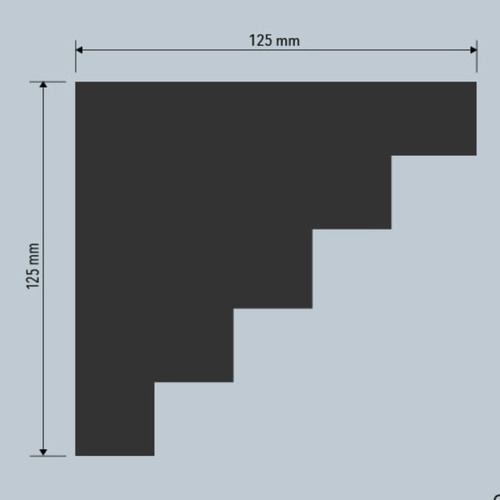 Cornice design CAD - square