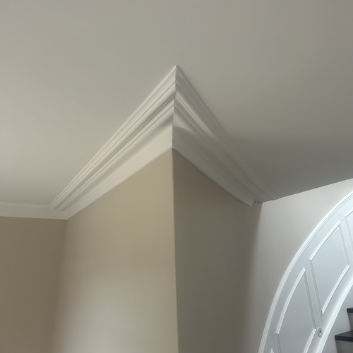 cornice installation in cleves wood, weybridge
